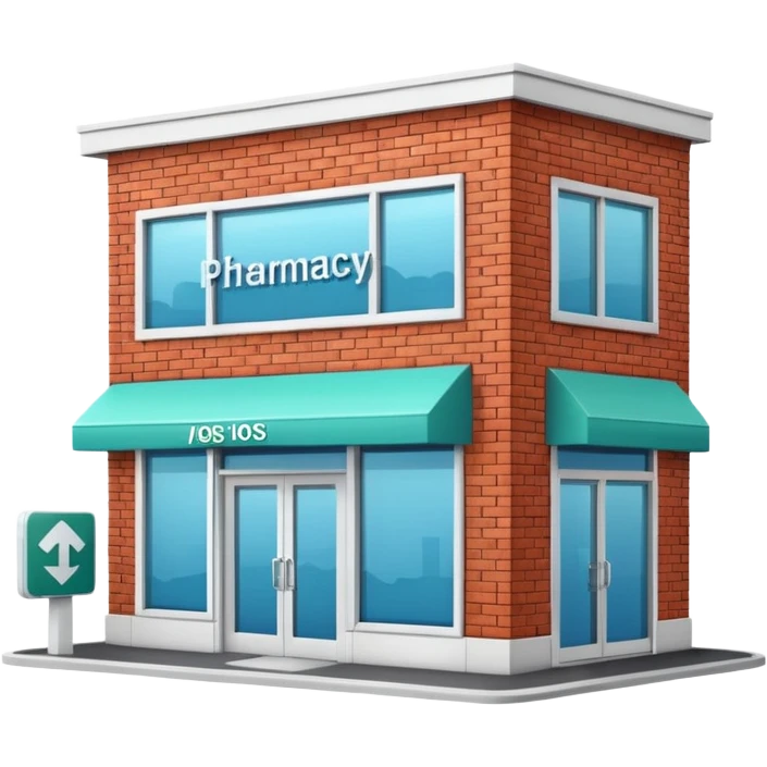 Pharmacy building emoji