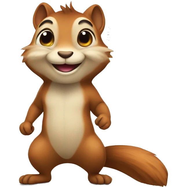 squirell celebrating emoji