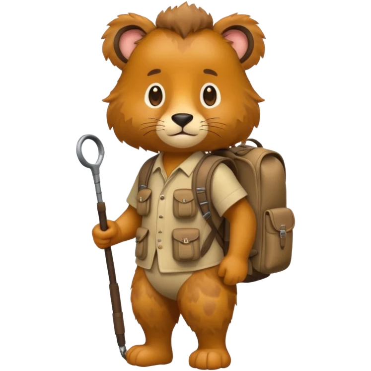  Safari Animal with Backpack  emoji