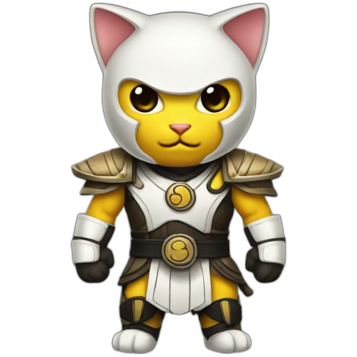 Kitty game with mortal kombat emoji