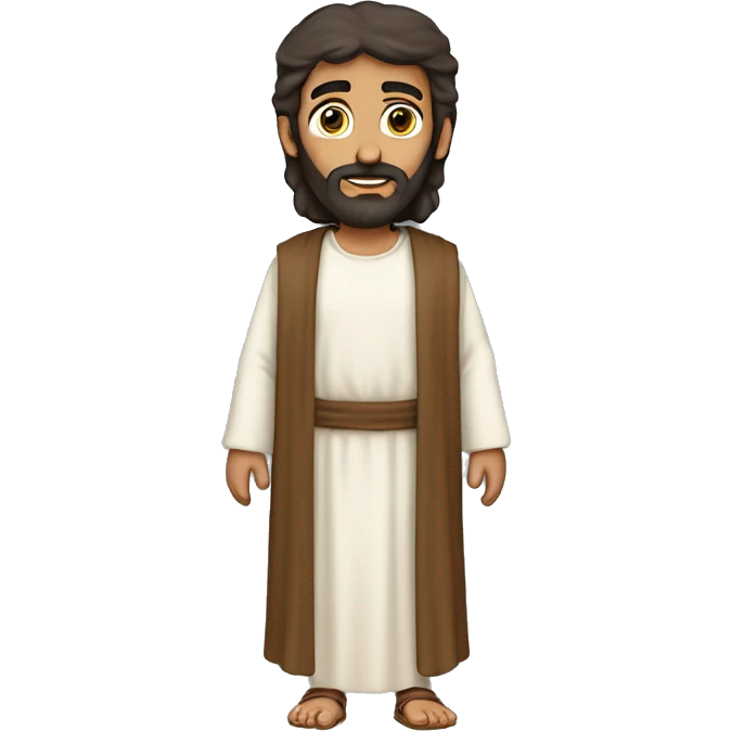 peter, a middle eastern disciple of jesus during biblical times, full body emoji
