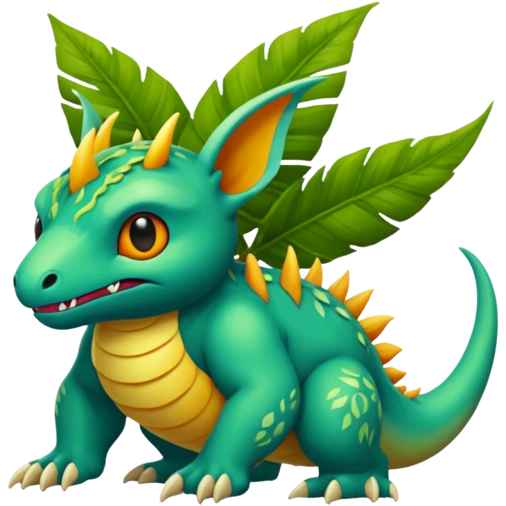 Epic exotic lush complex detailed aesthetic-scenic-Fakémon-creature emoji