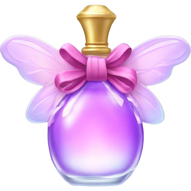 Fairy perfume with bow emoji
