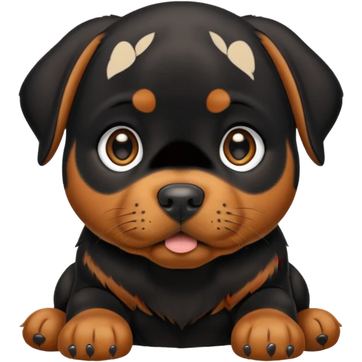 Rotwiller puppy emoji