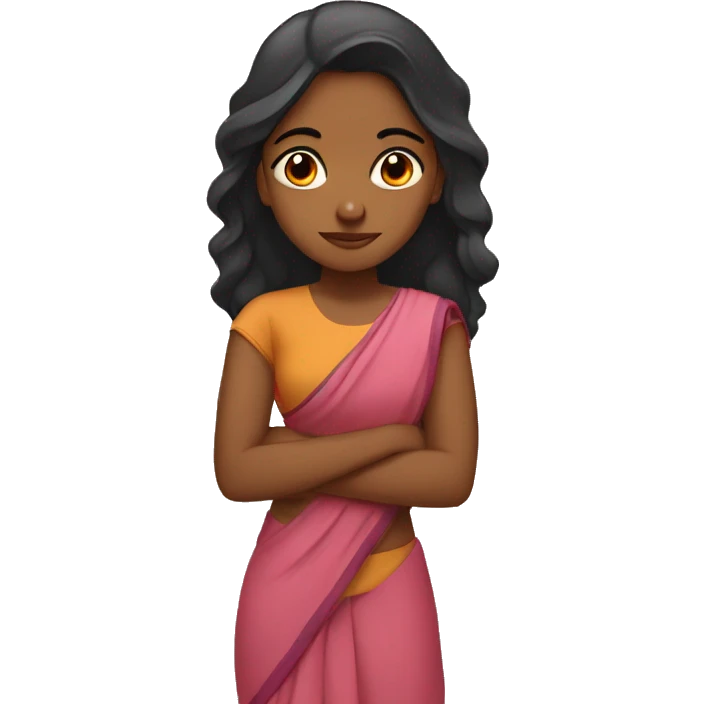 indian girl self care emoji