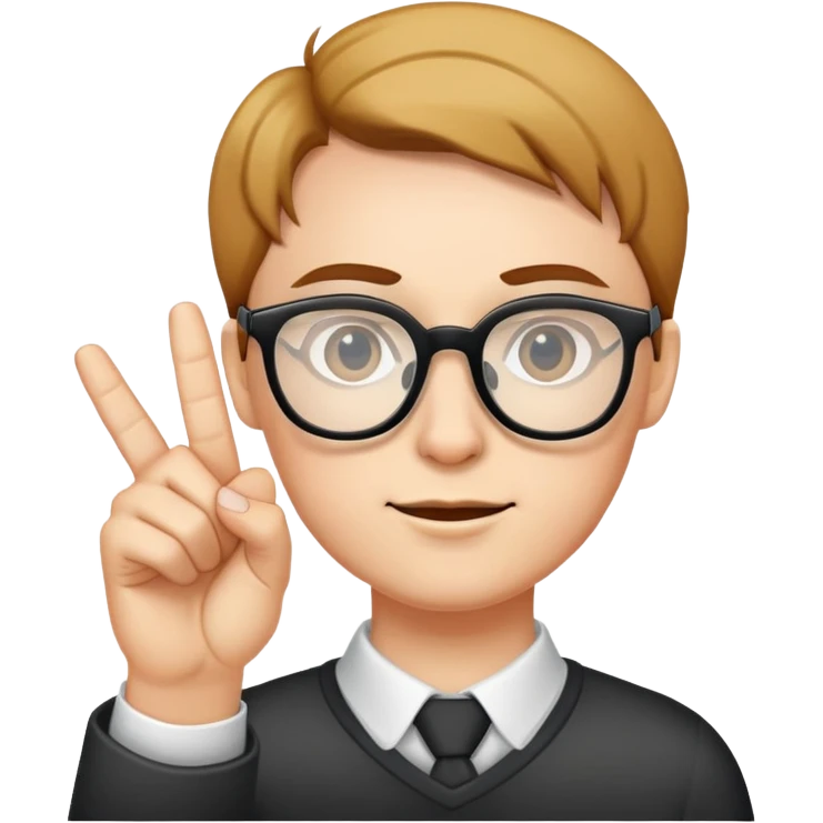 🤓 and☝️ emoji