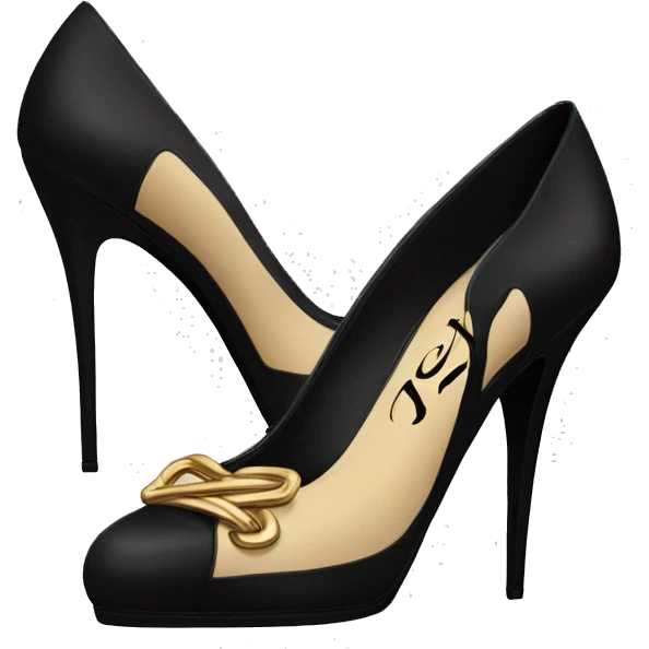 ysl heels emoji