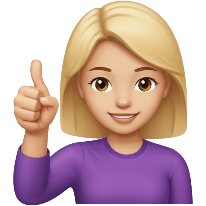 

a girl with a thumb ups and one with thumbs odwnv



 emoji