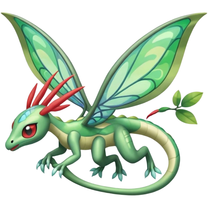 Iridescent Meloetta-Flygon-Pokémon-Fakémon-creature emoji