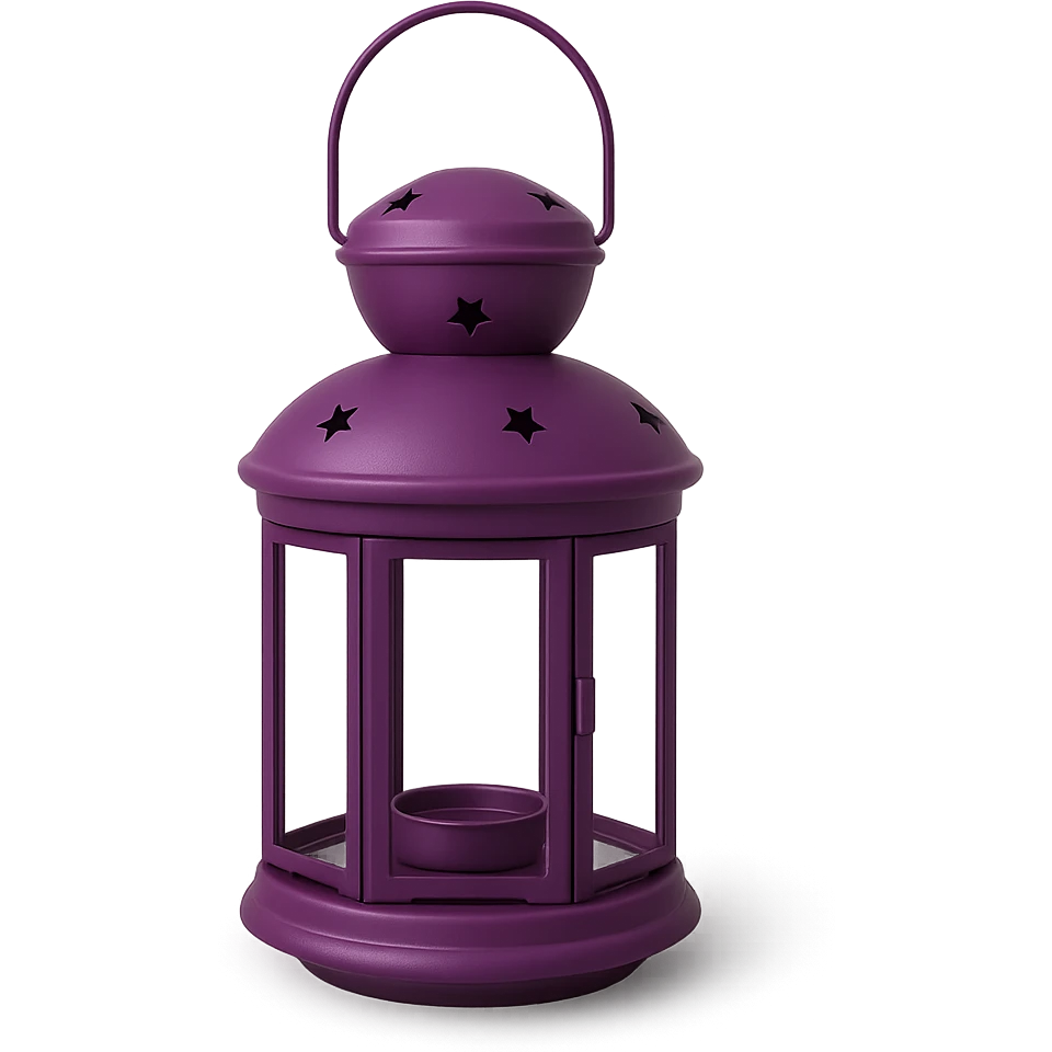 purple lantern emoji