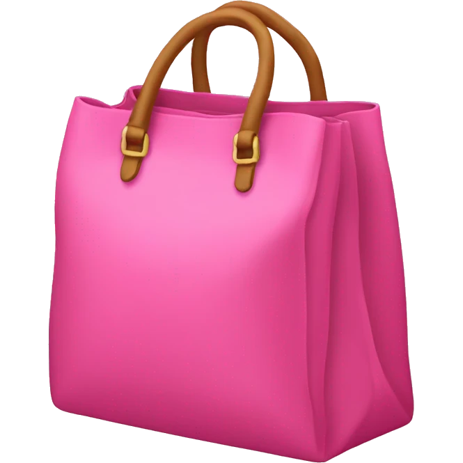 Pink bag emoji