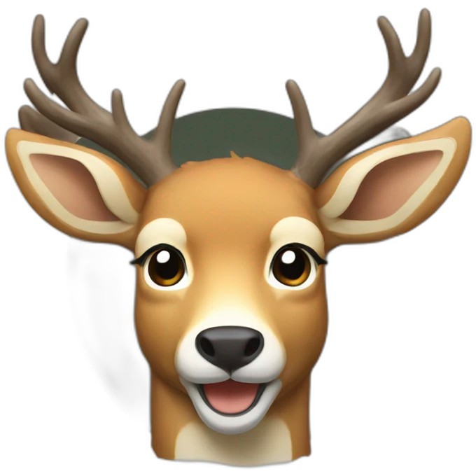 Deer in luffy style  emoji