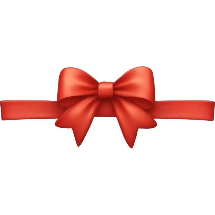 Red bow emoji