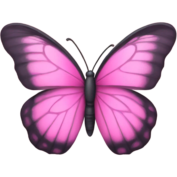 Pink butterfly  emoji