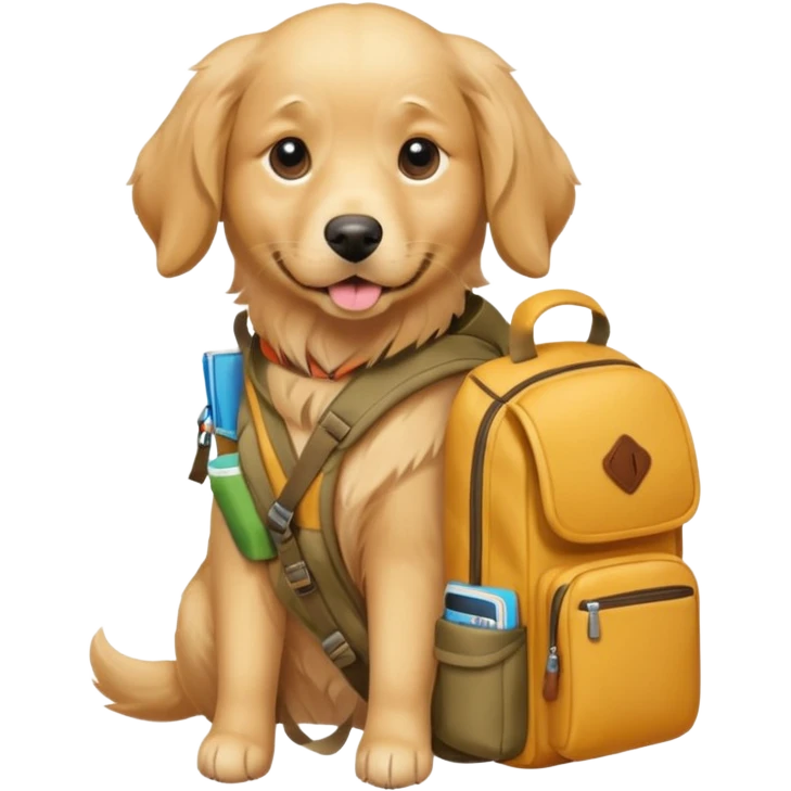 travel dog  emoji