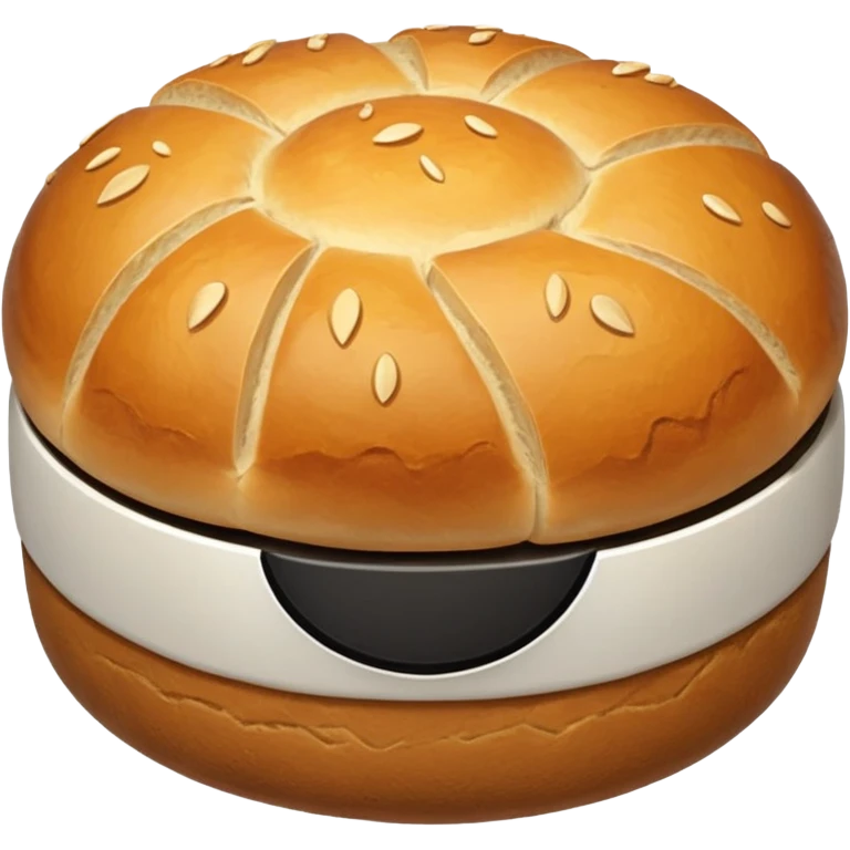 round loaf of bread emoji
