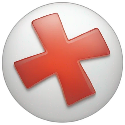 Red-cross-health emoji