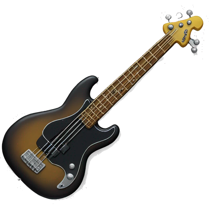 Bass guitar  emoji