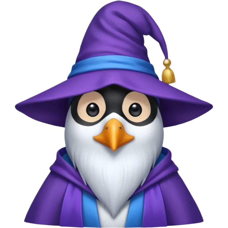 Penguin Wizard emoji