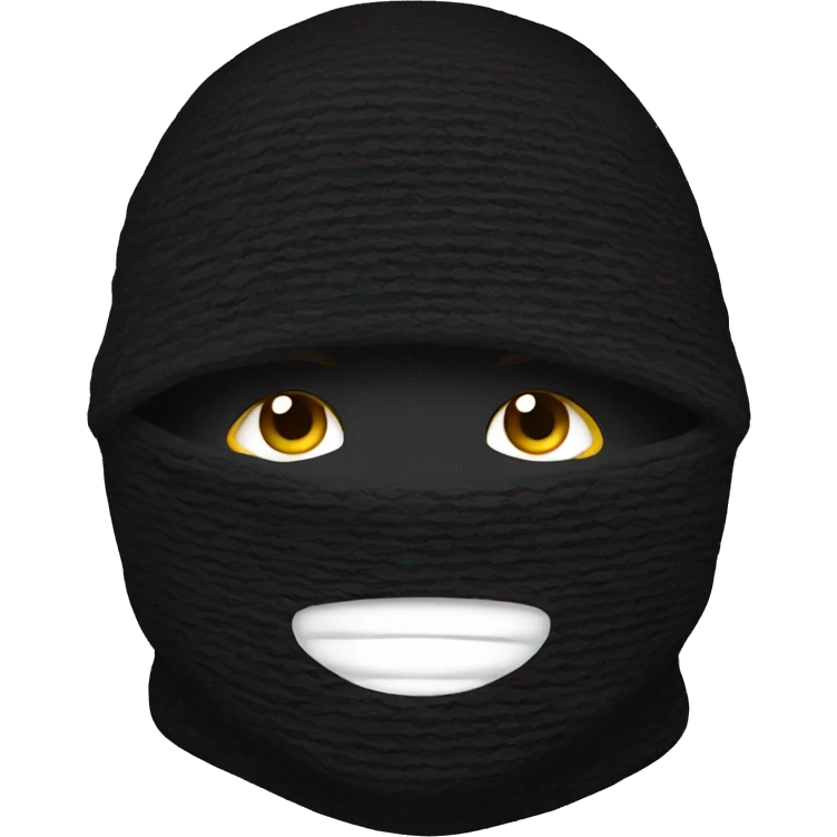 Black Balaclava emoji