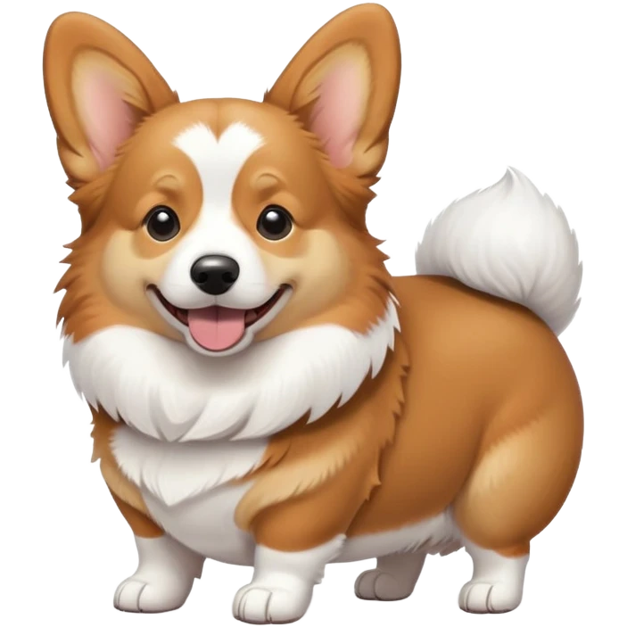 Corgi shaking butt  emoji