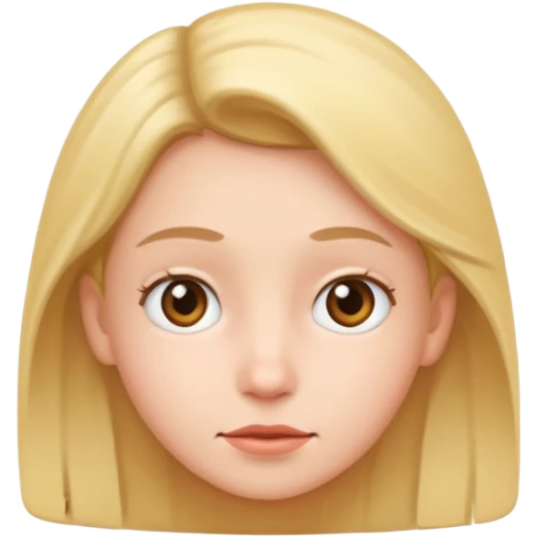 Curious face emoji