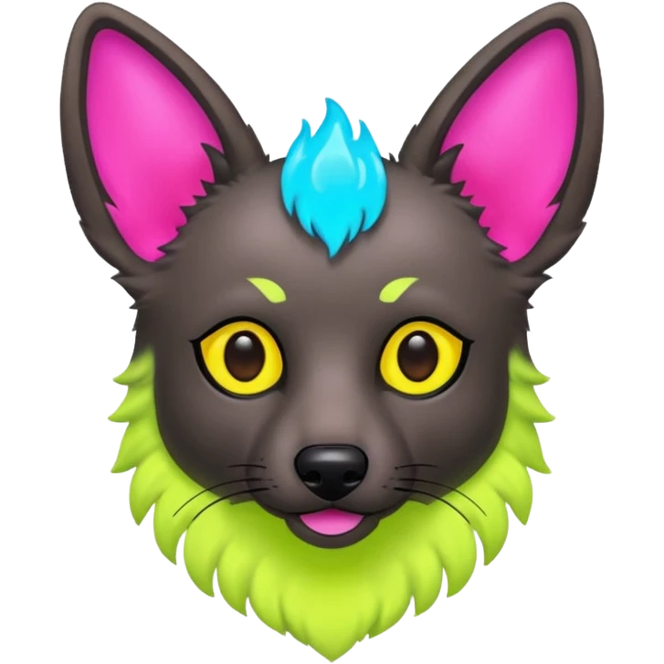 xoloesitzcuitle colores neones emoji