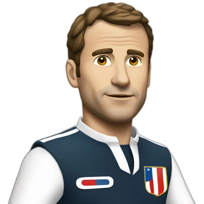 Macron-Foot emoji