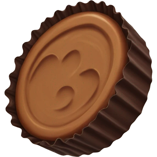 Peanut butter cup emoji