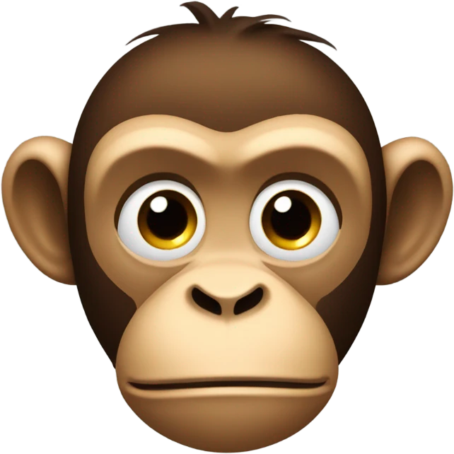 Sarcastic monkey  emoji