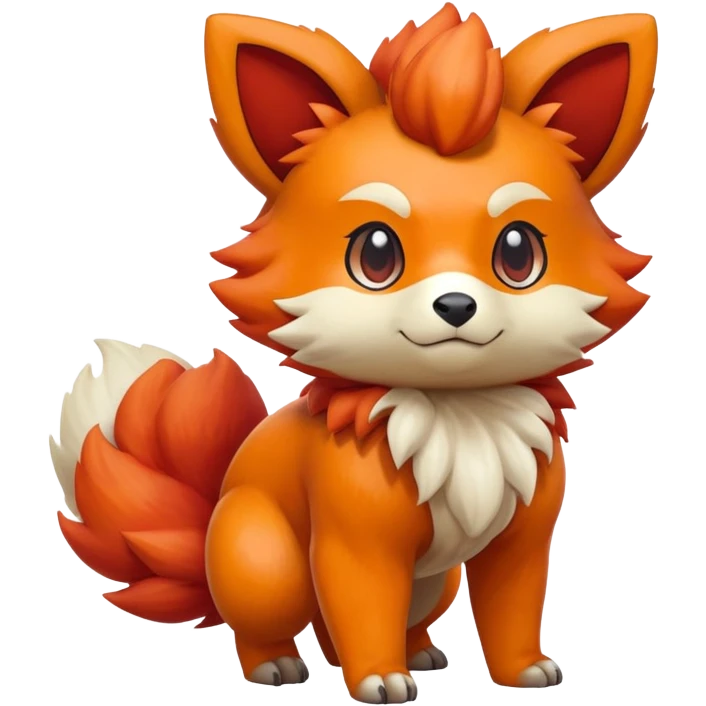 Vulpix-Growlithe-Fakémon-hybrid-creature (full body)  emoji