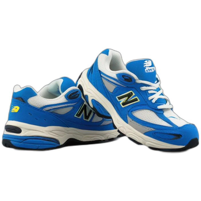 Sneakers new balance 2002r blue emoji