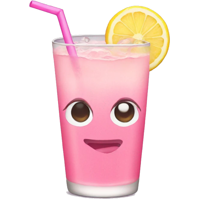 Pink lemonade emoji