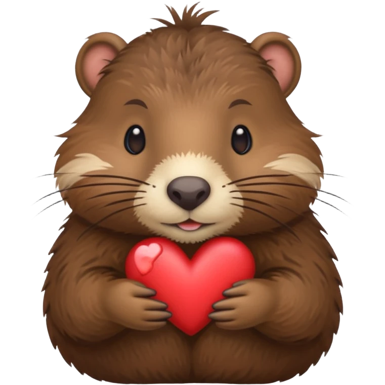 nutria con corazon para copiar y pegar en chat emoji