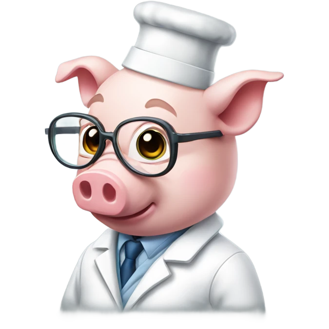 SCIENTIST PIG  emoji