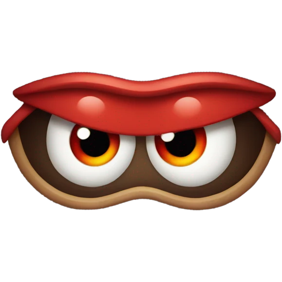 Red eyes emoji