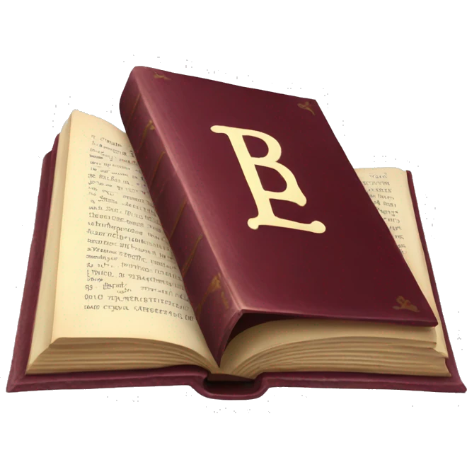 burgundy magic book emoji