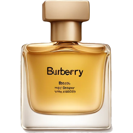 Burberry her perfume emoji