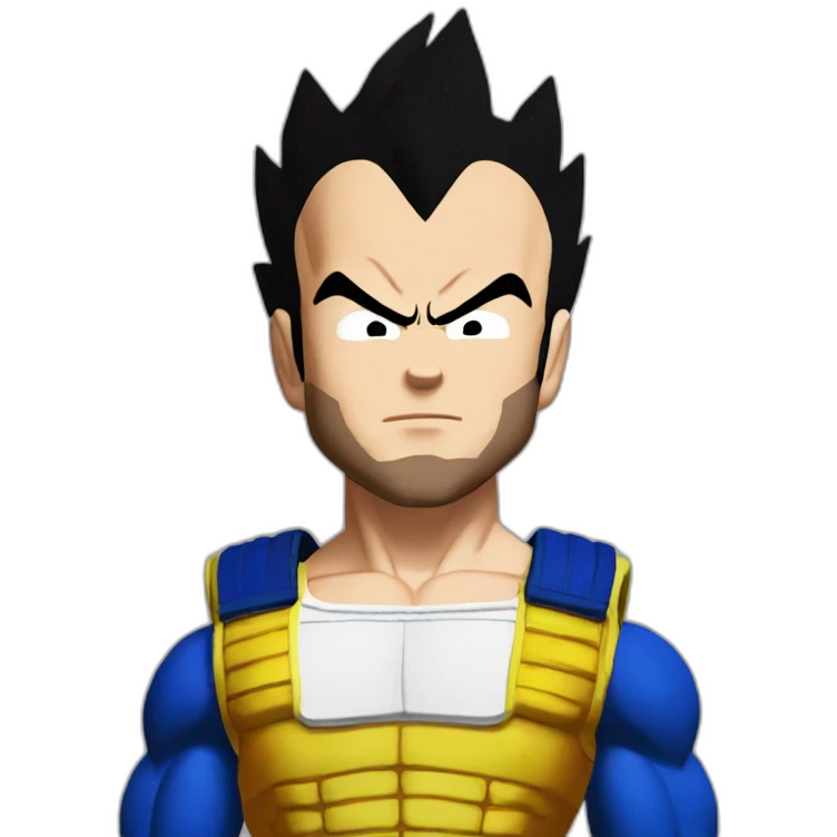 vegeta from dragonball z emoji