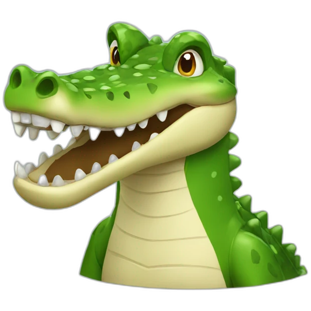 Chat crocodile emoji