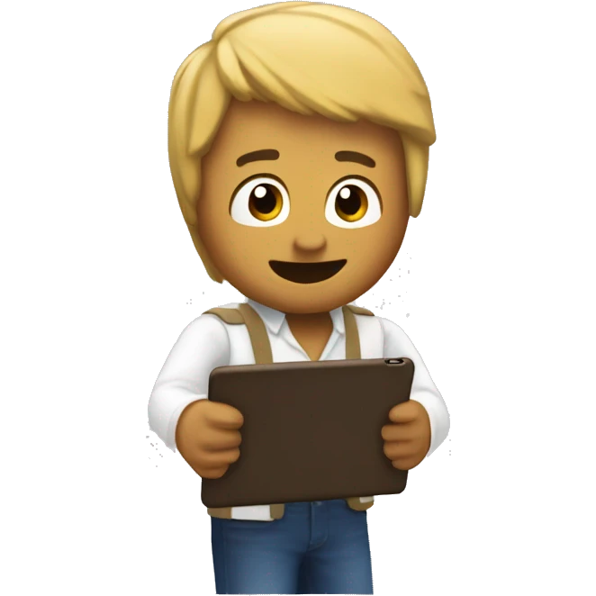 ipad playing roblox emoji