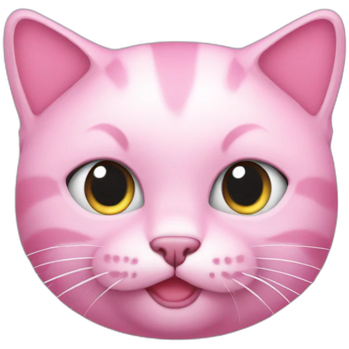 Car cat pink emoji