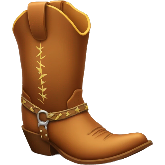 Cowboy boot emoji