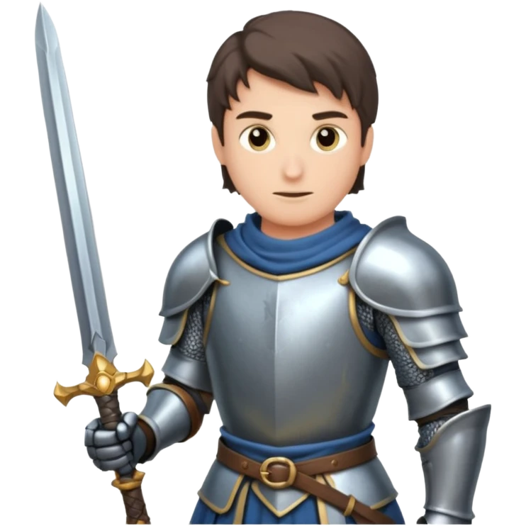  a knight magic sword emoji