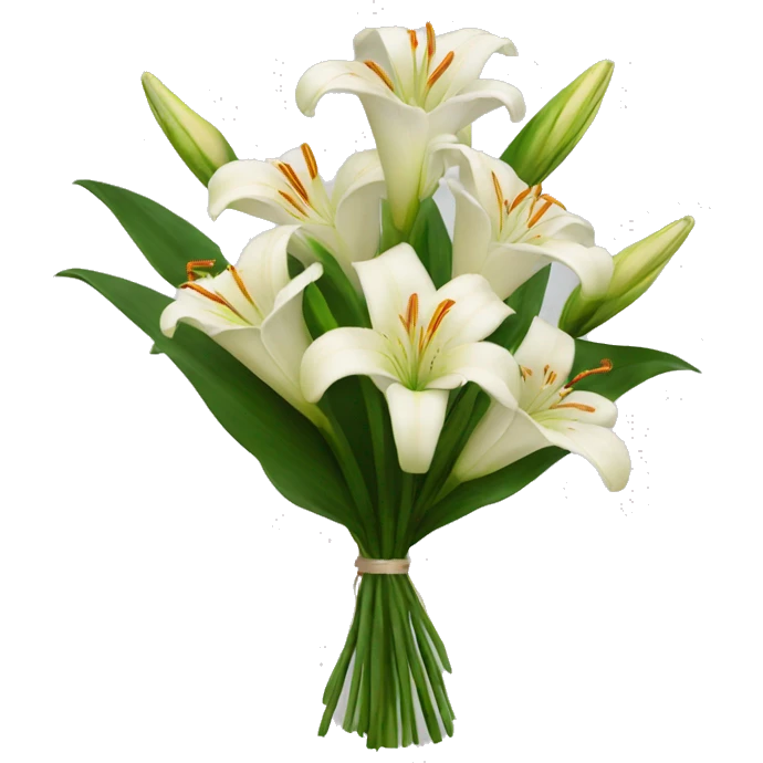 Bouquet of lillies  emoji