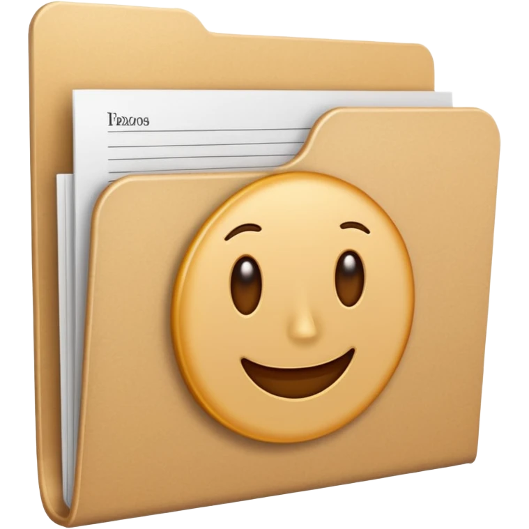 Office Manila folder emoji