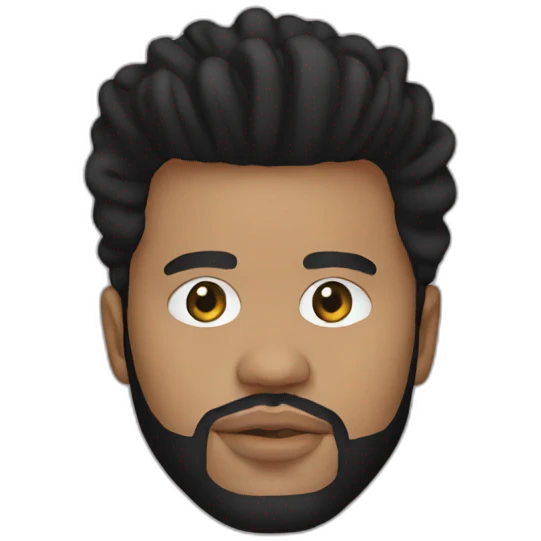 The weeknd emoji