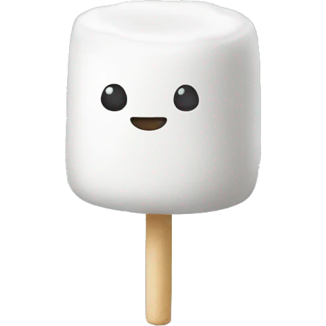 white blank marshmallow emoji
