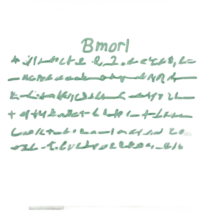 green  Board with chalk writing emoji