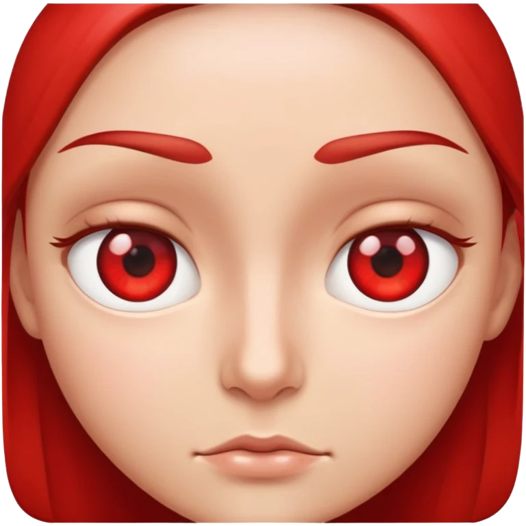eyes red and low emoji